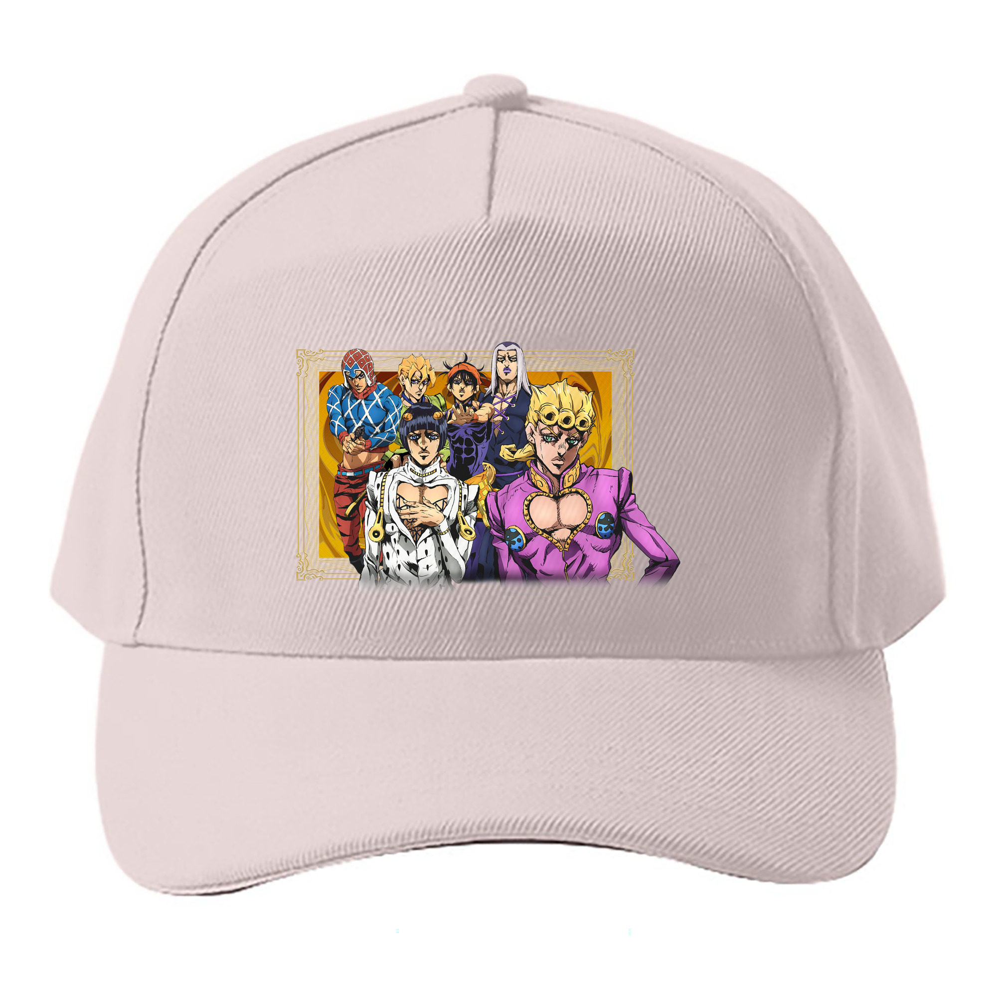 （画像用） ジョジョの奇妙な冒険 ジョルノ?ジョバァーナ JoJo's Bizarre Adventure Giorno Giovanna ベースボールキャップ 綿100％ 男女兼用 帽子 スポーツ